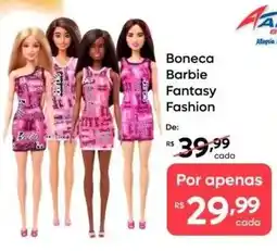 Barbosa Supermercados Boneca barbie fantasy fashion oferta