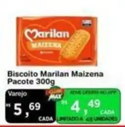 Max Atacadista Biscoito Marilan Maizena oferta