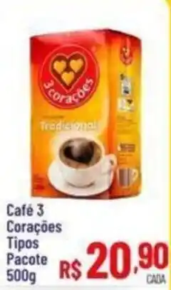 Max Atacadista Café 3 Corações oferta