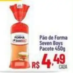 Max Atacadista Pão de Forma Seven Boys oferta