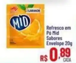 Max Atacadista Refresco em Pó Mid Sabores oferta