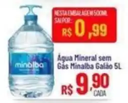 Max Atacadista Água Mineral sem Gás Minalba Galão oferta