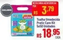 Max Atacadista Toalha Umedecida Pratic Care Kit oferta