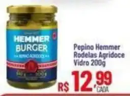 Max Atacadista Pepino Hemmer Rodelas Agridoce Vidro oferta