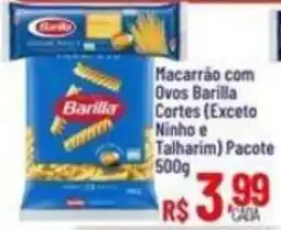 Max Atacadista Macarrão com Ovos Barilla Cortes oferta