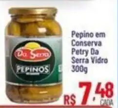 Max Atacadista Pepino em Conserva Petry Da Serra Vidro oferta