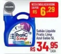 Max Atacadista Sabão Líquido Pratic Limp Azul Galão oferta