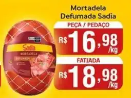 Supermercados Rondon Mortadela Defumada Sadia oferta