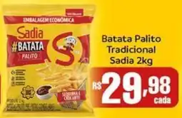 Supermercados Rondon Batata palito tradicional sadia oferta