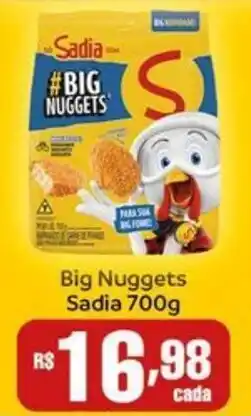 Supermercados Rondon Big Nuggets Sadia oferta