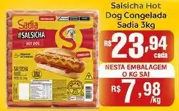 Supermercados Rondon Salsicha hot dog congelada oferta