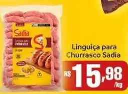 Supermercados Rondon Linguiça para Churrasco Sadia oferta