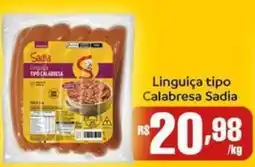 Supermercados Rondon Linguiça tipo Calabresa Sadia oferta
