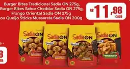 Supermercados Rondon Burger bites tradicional sadia on oferta