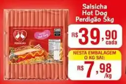 Supermercados Rondon Salsicha Hot Dog Perdigão oferta