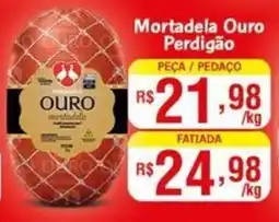 Supermercados Rondon Mortadela Ouro Perdigão oferta