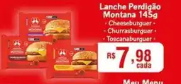 Supermercados Rondon Lanche Perdigão Montana oferta