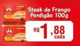 Supermercados Rondon Steak de Frango Perdigão oferta