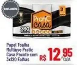 Max Atacadista Papel Toalha Multiuso Pratic Casa oferta