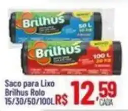 Max Atacadista Saco para Lixo Brilhus Rolo oferta