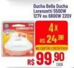 Max Atacadista Ducha Bella Ducha Lorenzetti oferta
