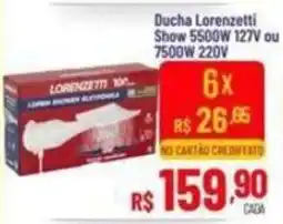 Max Atacadista Ducha Lorenzetti Show oferta