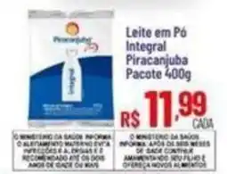 Max Atacadista Leite em Pó Integral Piracanjuba oferta