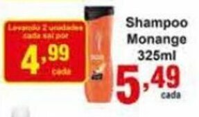 Rossi Supermercado Shampoo Monange 325ml oferta