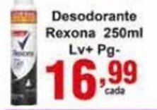 Rossi Supermercado desodorante Rexona 250ml Leve+ e Pague- oferta