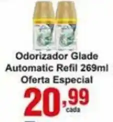 Rossi Supermercado Odorizador Glade Automatic Refil 269ml Oferta Especial oferta