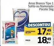 Tenda Atacado Solito - arroz branco tipo 1,oolito ou namorado oferta