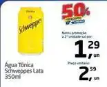 Tenda Atacado Schweppes - água tônica oferta