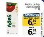 Tenda Atacado Ades - bebida de soja sabores oferta