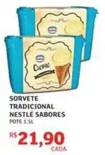 Assaí Atacadista Nestlé - sorvete tradicional sabores oferta