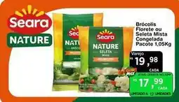 Max Atacadista Seara - brócolis florete ou soleta mista congelada oferta
