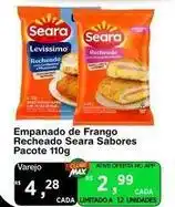 Max Atacadista Seara - empanado de frango recheado sabores pacote oferta