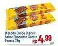Max Atacadista Garoto - biscoito choco biscuit sabor chocolate oferta