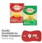 Novo Atacarejo President - queijo mussarela ou prato oferta