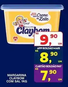 Roldão Claybom - margarina com sal oferta