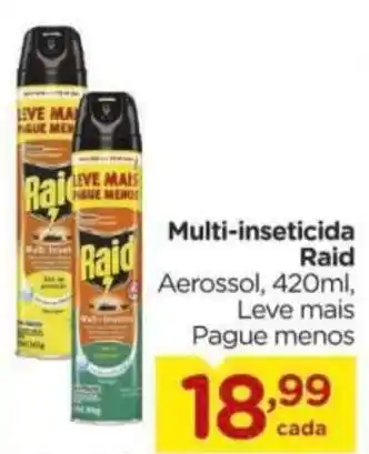 Carrefour Multi-inseticida raid oferta
