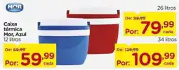 Carrefour Caixa térmica Mor, Azul oferta
