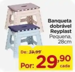 Carrefour Banqueta dobrável reyplast oferta