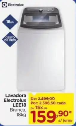 Carrefour Lavadora Electrolux LEE18 oferta