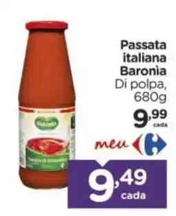 Carrefour Passata italiana baronia oferta