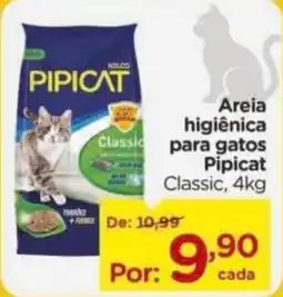 Carrefour Areia higiênica para gatos pipicat oferta