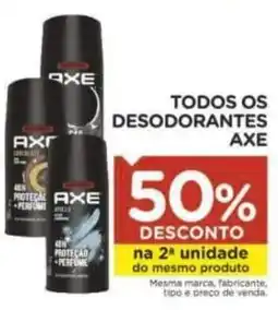Carrefour Todos os desodorantes axe oferta