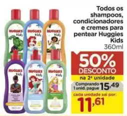 Carrefour Todos os shampoos, condicionadores e cremes para pentear huggies kids oferta