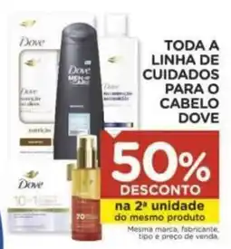 Carrefour Toda a linha de cuidados para o cabelo dove oferta