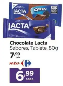 Carrefour Chocolate Lacta Sabores oferta