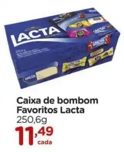Carrefour Caixa de bombom favoritos lacta oferta